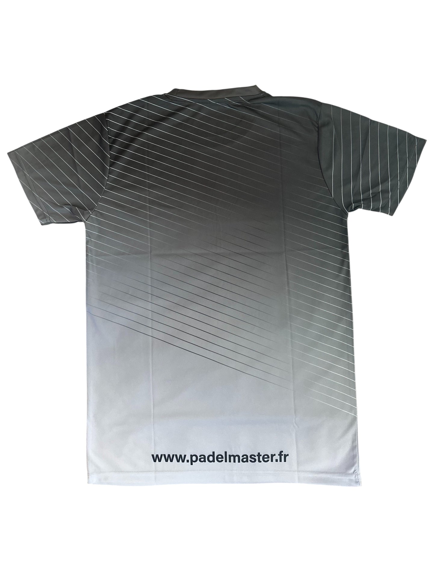 T-SHIRT NOIR & BLANC - LOGO PADEL MASTER 2025