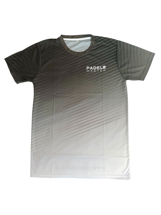 T-SHIRT NOIR & BLANC - LOGO PADEL MASTER 2025